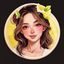 用户糖霜柠檬头像，甜美风格女性创作者